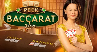 Peek Baccarat live casino game