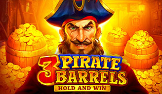 3 Pirate Barrels Hold and Win slot